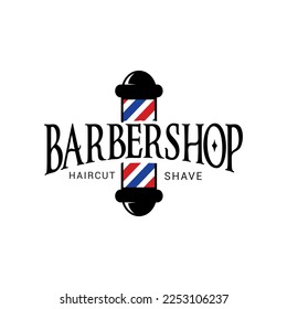 Barber Shop Logo Vector Template Version 15