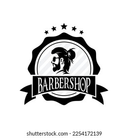 Barber Shop Logo Vector Template