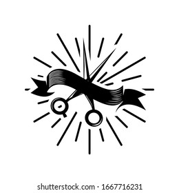 BARBER SHOP LOGO WITH VINTAGE RETRO STYLE