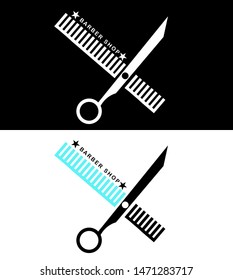 Barber shop logo,simple logo for barber shop