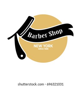 Barber Shop In New York Since 1986 Emblem