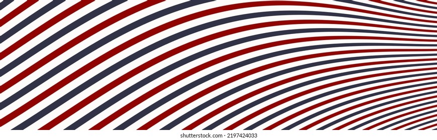 Barber shop pattern. Vector red, white and blue diagonal lines texture