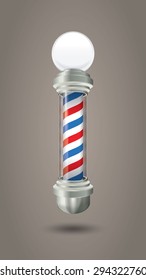 Barber shop pole