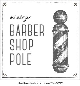 Barber shop pole