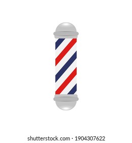 Barber shop pole background concept. Vector illustration