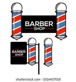 Barber Shop Pole Vector Download Stock Vector (Royalty Free) 1016437018 ...