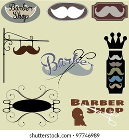 Barber shop set