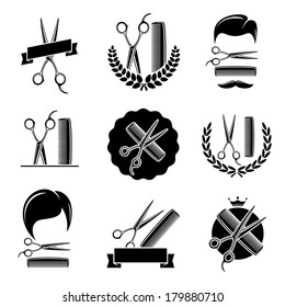 Barber shop set. Vector