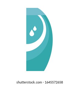 barber shop shampoo product icon vector illustration design
