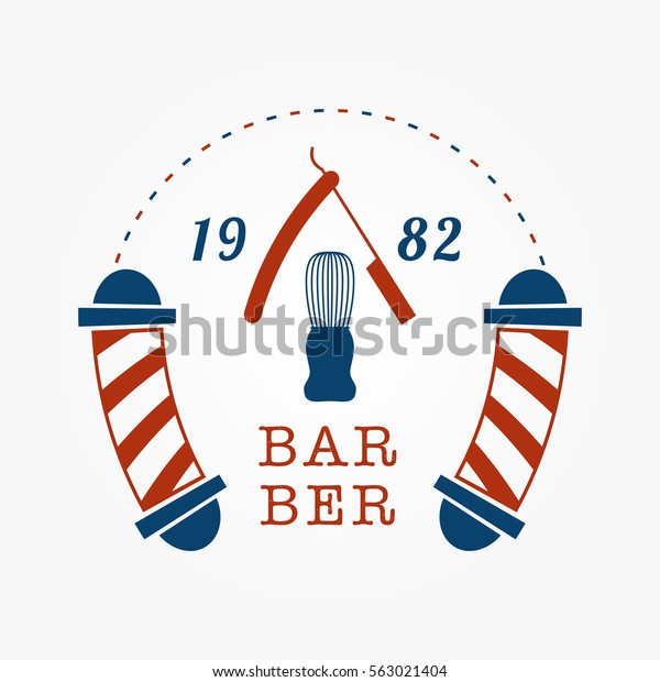 barber shop shave logo vector blue stock vector royalty free 563021404 https www shutterstock com image vector barber shop shave logo vector blue 563021404