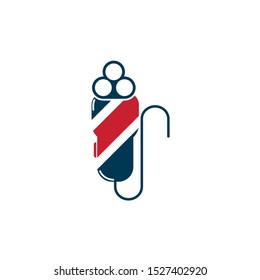 barber shop shaver machine accessory icon design illustation