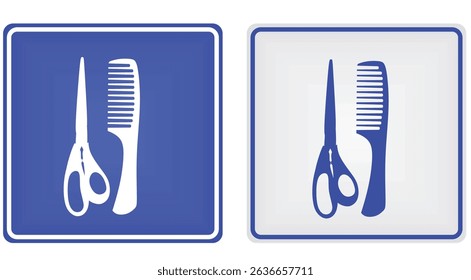 Barber shop sign. vector illustration