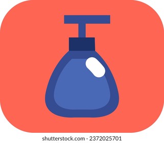 Barber shop soap, illustration or icon, vector on white background.