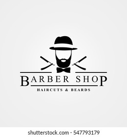 Barber shop symbol. Modern design. Vector illustration. Logo