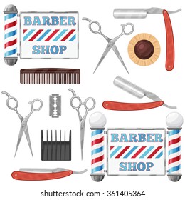 Barber shop tools 