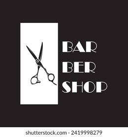 Barber Shop V2 - Minimalist artwork style. Editable and printable design for t-shirts, mugs, graphic tee, sweatshirt, cases, etc.