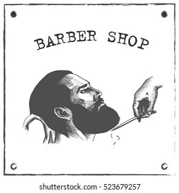 Barber shop vector