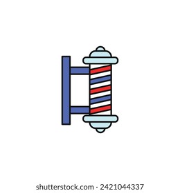 barber shop vector type icon
