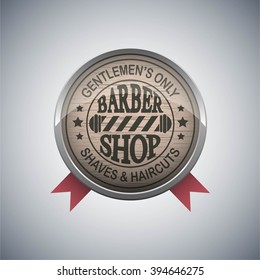 Barber shop vintage emblem