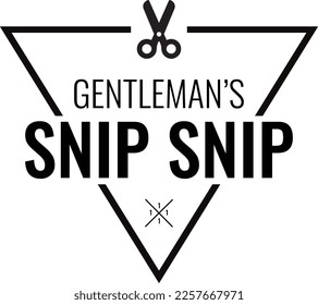 Barber Shop White T-Shirt Design 
 Vector File