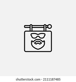 Barber sign icon sign vector,Symbol, logo illustration for web and mobile
