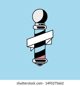 barber sign is a popular sign for modern barbershop, so i draw this for you