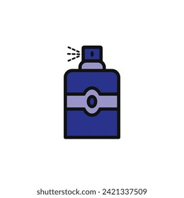 icono de tipo vectorial de spray