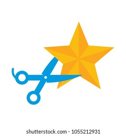 Barber Star Logo Icon Design
