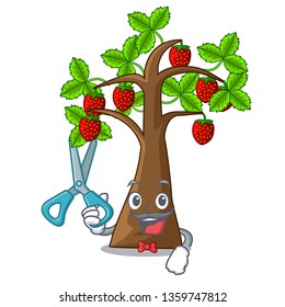 Barber strawberry tree in the shape character