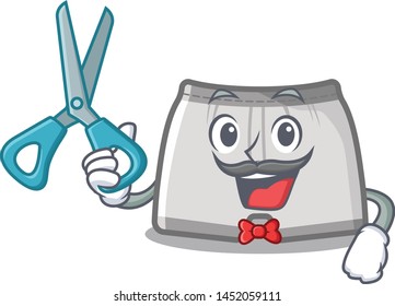 Barber swimming trunks in the cartoon shape
