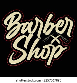 barber t shirt design. barber design.