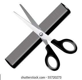 Barber tools - vector illustration