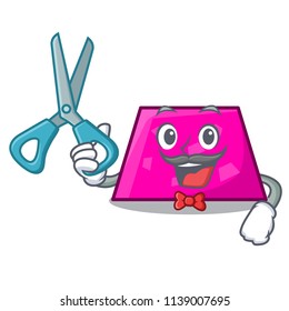Barber trapezoid character cartoon style