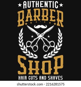 Barber tshirt design vector design 