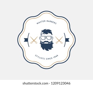 The barber vanity is a vector illustration about style