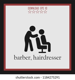 barber vector icon