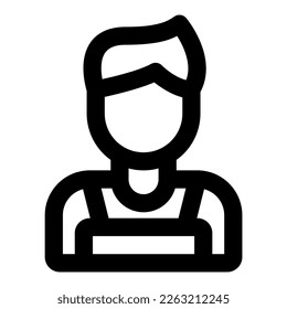 barber vector icon illustration asset