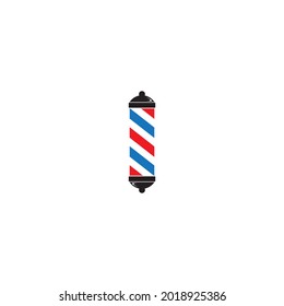 Barber vector icon illustration logo design.