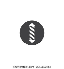 Barber vector icon illustration logo design.
