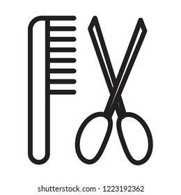 barber vector icon, modern concept, outline Style