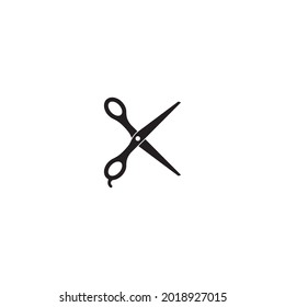 Barber vector icon,scissors illustration design.