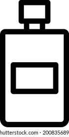 barber with white background. barber is a symbol of professtion .thin line icon.