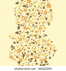 barberry pattern. seamless floral texture with berries