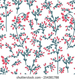 barberry seamless pattern