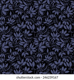 barberry seamless pattern. silhouette of berry. Use as wallpaper or a neutral backdrop. seamless texture