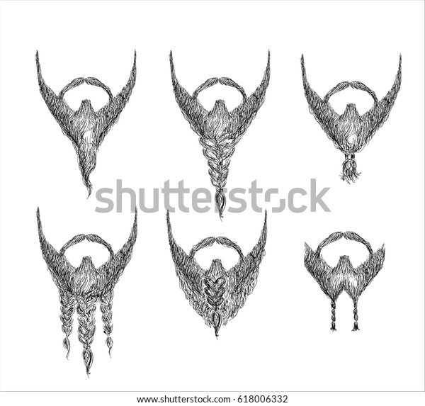 929 Braided Beard Stock Vectors, Images &amp; Vector Art | Shutterstock