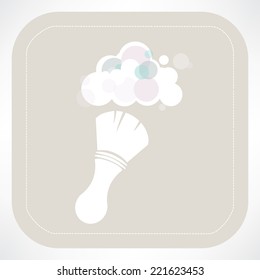 Barber's Shaving Brush Icon
