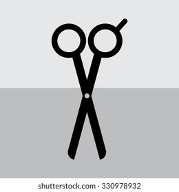 Barber's Shears Scissors icon - vector illustration 