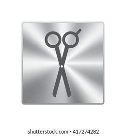 Barber's Shears Scissors icon - vector illustration