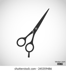 barber's shears scissors vector icon